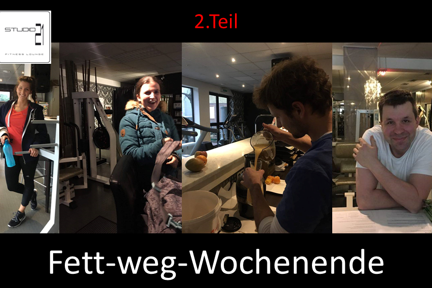 fett-weg-Wochenende, abnehmen, Studio21