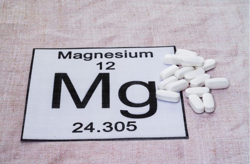 Magnesium Tabletten mit chemischer Bezeichnung