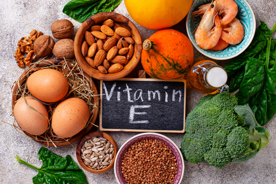 Vitamin E Nahrungsmittel Kollage