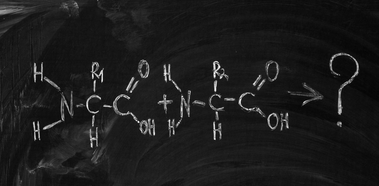chemische Formel symbolisch für Aminosäuren