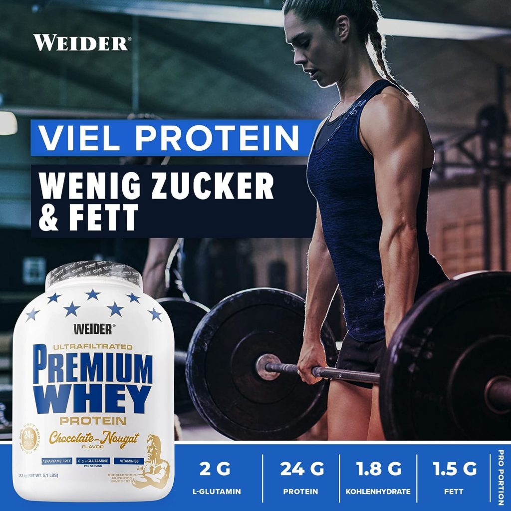 Whey Protein für dicke Arme und Knack-Po