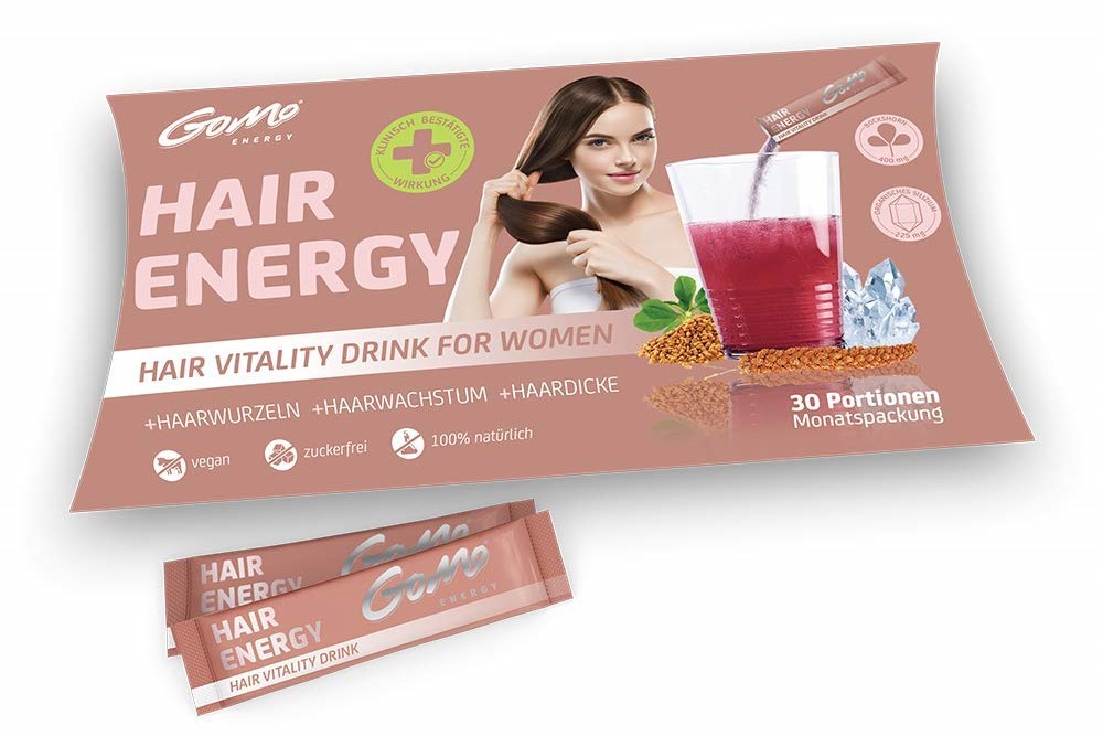 Hair Energy Drinks als Haar Vitamine für Frauen bei Haarausfall