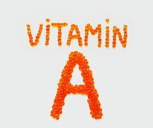 Vitamin A Kollage aus Vitaminpillen