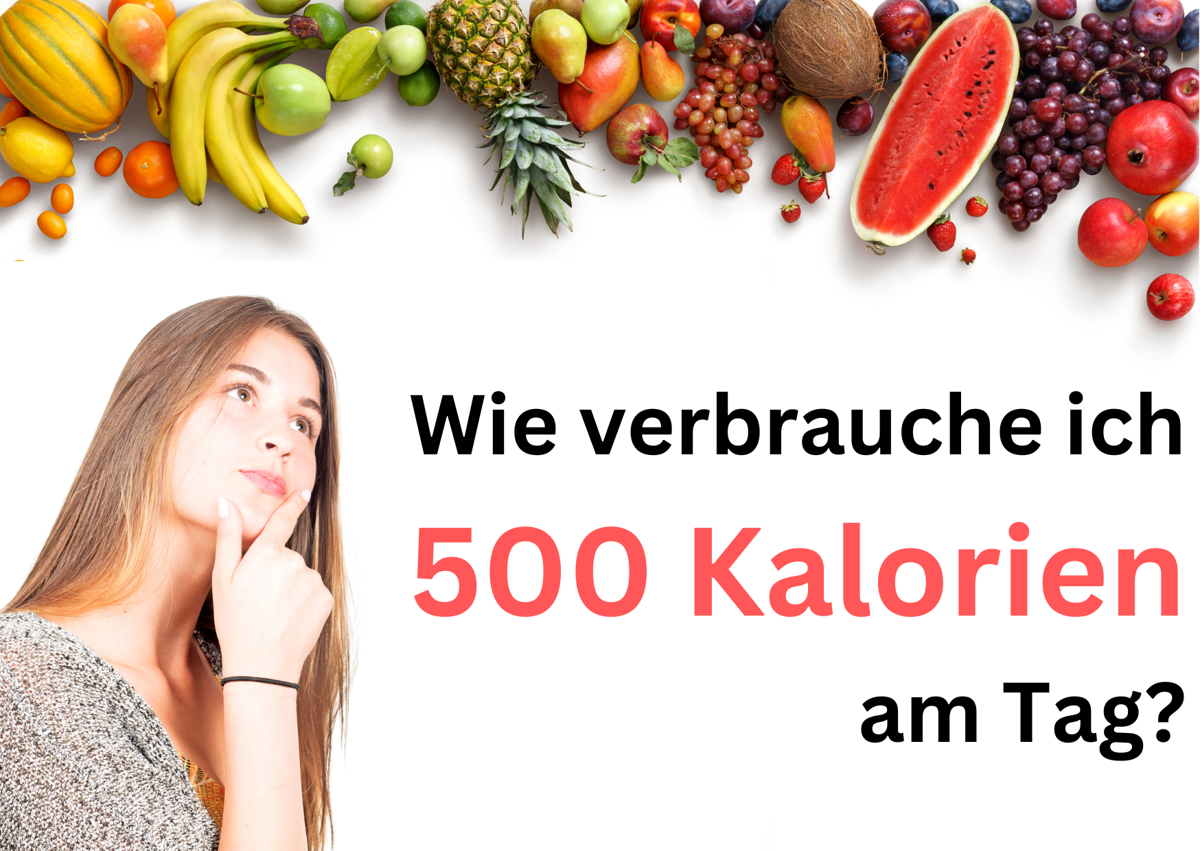 wie verbauche ich 500 kalorien am Tag Kollage