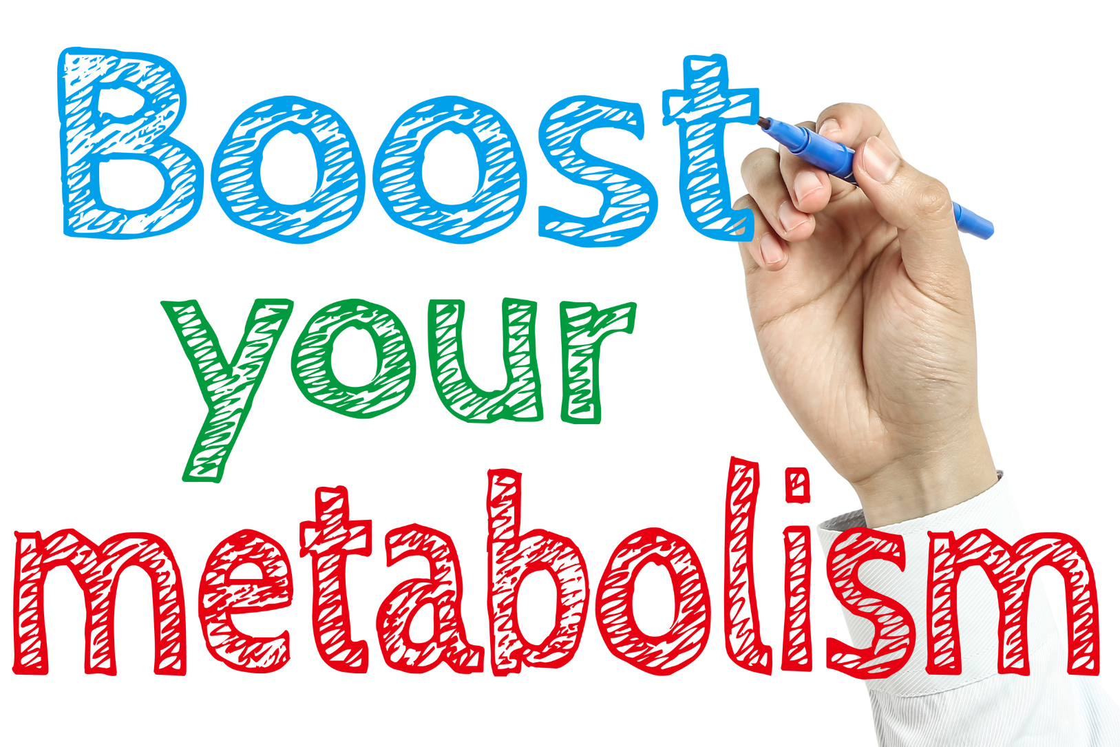 Stoffwechsel Kollage Boost your metabolism