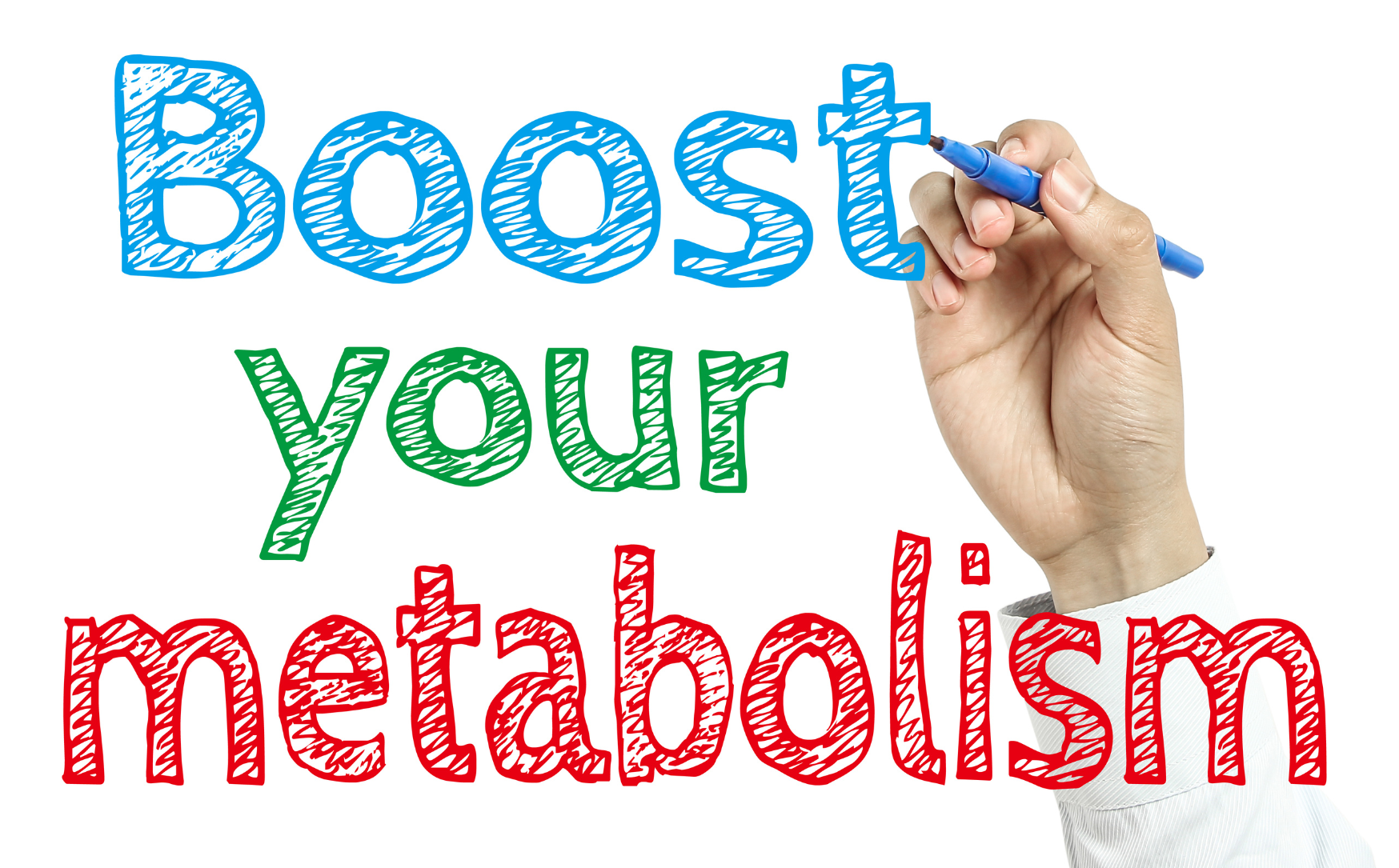 Stoffwechsel Kollage Boost your metabolism