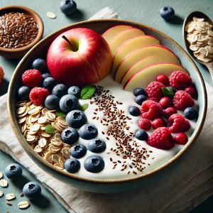 Frühstücks-Bowl ideal für Ernährungsplan für Schwangere